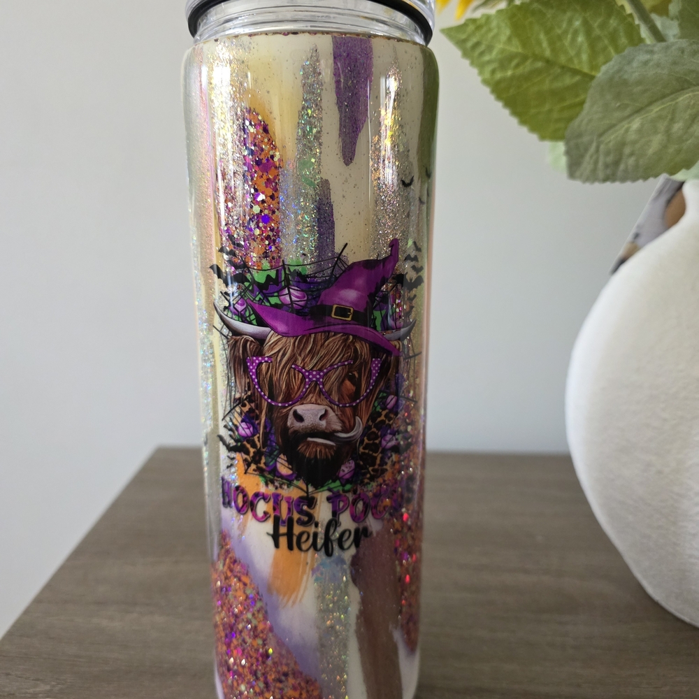 Colorful Glitter Tumbler